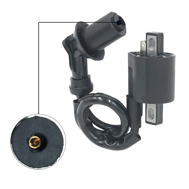 Triumilynn Ignition Coil Replacement for Yamaha Bear Tracker 250 YFM 250 1999-2004, Blaster 200 Timberwolf Raptor 250, Big Bear 350, Kodiak 400 Coil - Image 5